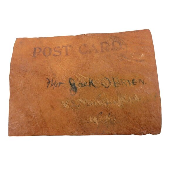 Vintage Leather Postcards With Humorous Illustrations and Quotes - Picture 6 of 10